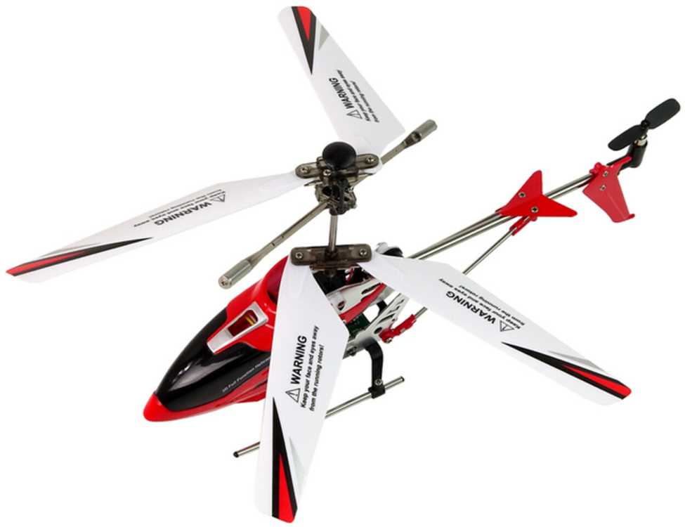 Sraigtasparnis SYMA S107H su nuotolinio valdymo pultu, raudonas