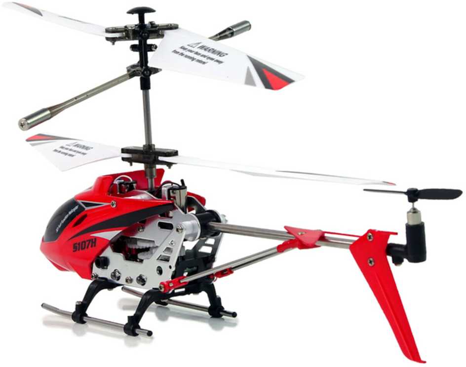 Sraigtasparnis SYMA S107H su nuotolinio valdymo pultu, raudonas