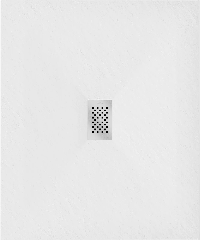 Stačiakampis dušo padėklas Mexen Hugo SMC, 130 x 100 cm, Baltas+Inox