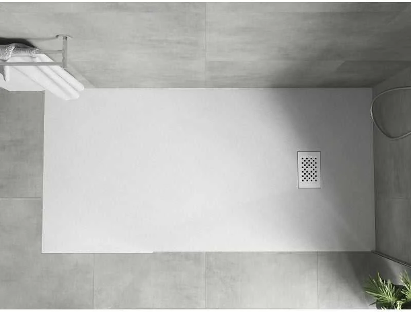 Stačiakampis dušo padėklas Mexen Hugo SMC, 170 x 80 cm, Baltas+Baltas