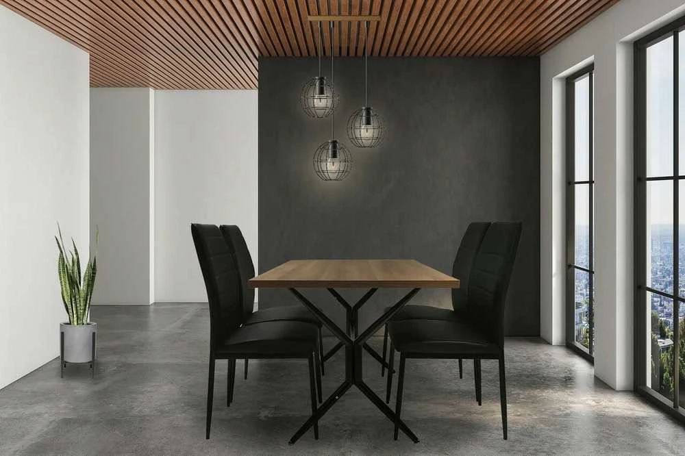 Stalas Elin, 120x80x75 cm, Oak Versailles