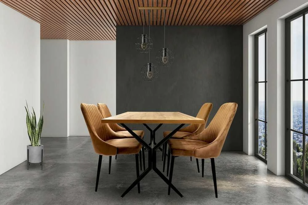 Stalas Elin, 140x80x75 cm, Oak