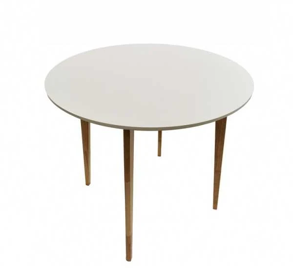 Stalas Emily, ø105x75 cm, baltas