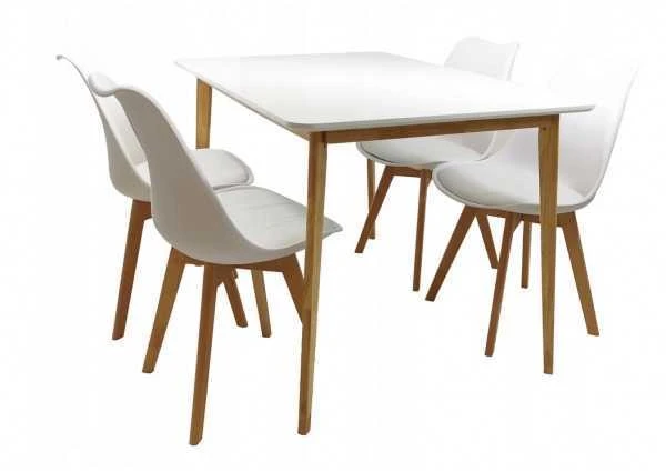 Stalas Emily, 120x80x75 cm, baltas