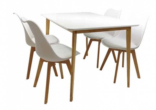 Stalas Emily, 120x80x75 cm, baltas