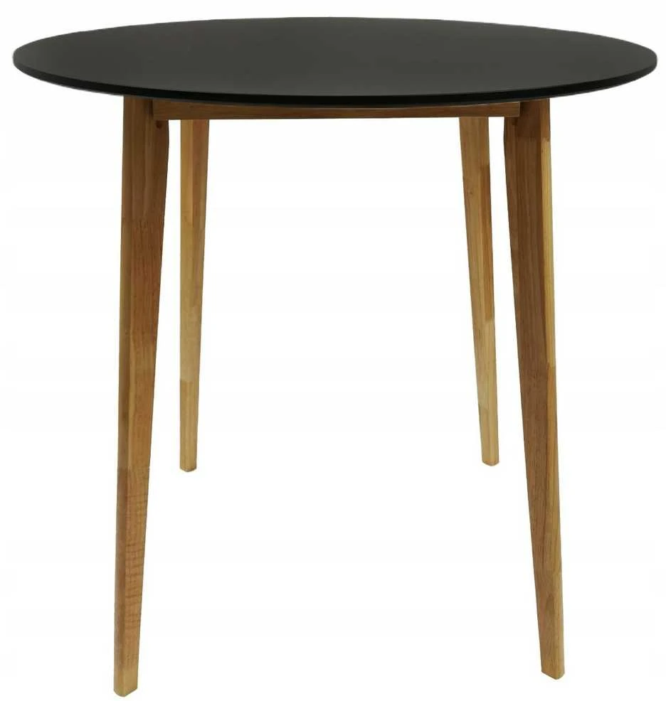 Stalas Emily, ø80x75 cm, juodas