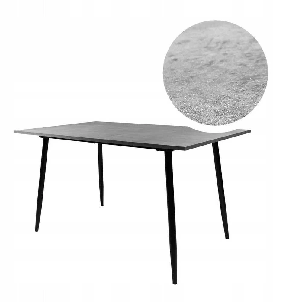 Stalas Ivor, 120x80x75 cm, Mud Concrete