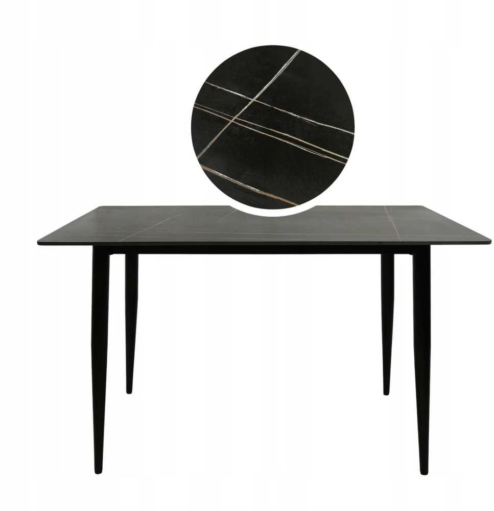 Stalas Markinia Gold, 140x80x75 cm