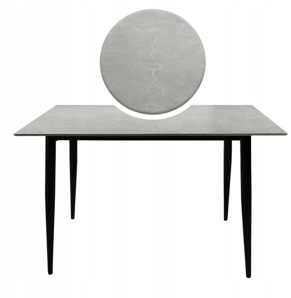 Stalas Venezia Pilkas, 120x70x75 cm