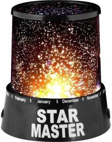 Star Master vaikiškas šviestuvas - žvaigždžių projektorius