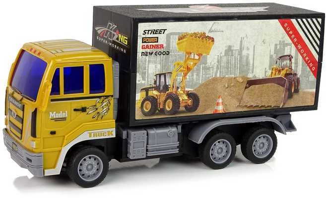 Statybinis sunkvežimis su nuotoliniu valdymu, 1:24, geltonas