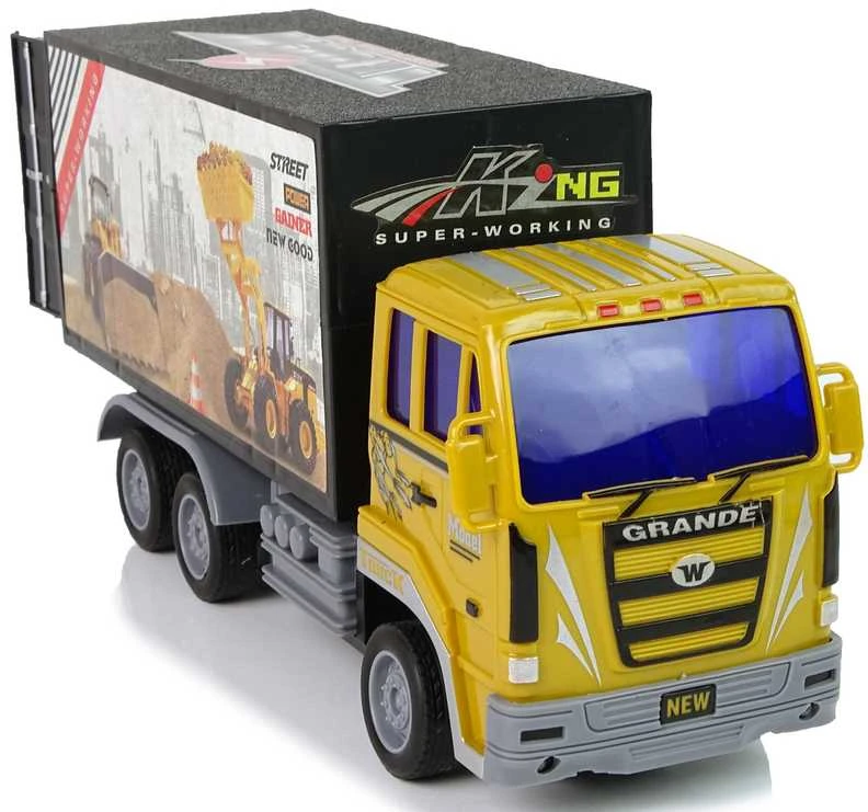 Statybinis sunkvežimis su nuotoliniu valdymu, 1:24, geltonas