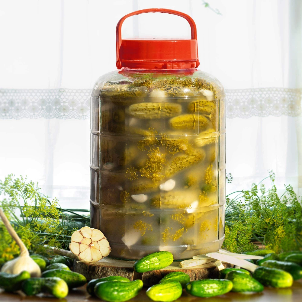 Stiklinis indas, 8 l (1 vnt.)