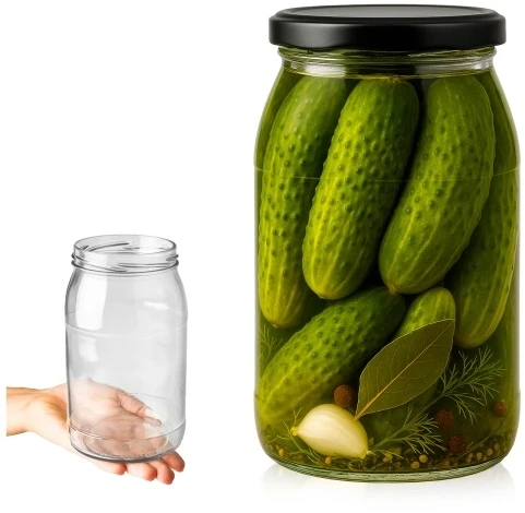 Stiklinis indas, 900 ml