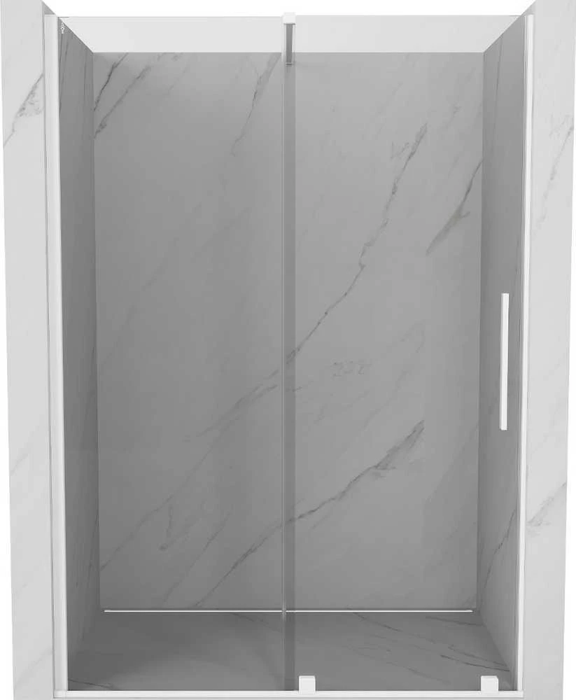 Stumdomos dušo durys Mexen Velar, Baltas, 110 cm