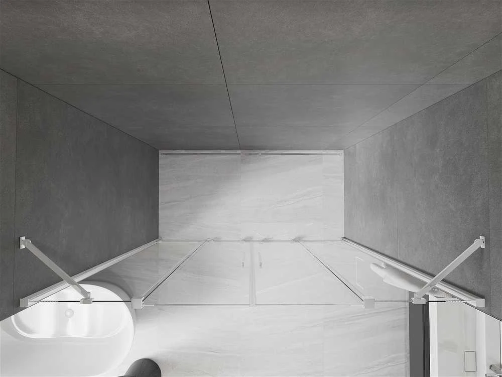 Stumdomos dušo durys Mexen Velar DUO, Chrome, 200 cm