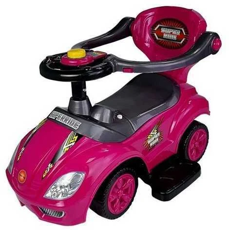 Stumiamas automobilis Mega Car 3in1, rožinis