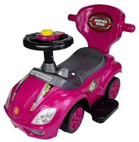 Stumiamas automobilis Mega Car 3in1, rožinis