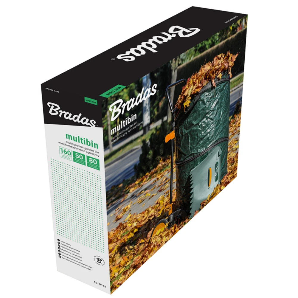 Sulankstomas daugiafunkcis sodo krepšys Bradas Garden Multibin, 160 L