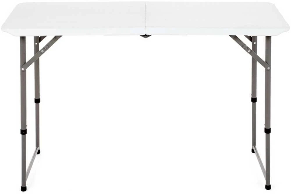 Sulankstomas lauko stalas Catering, 122 cm, reguliuojamo aukščio