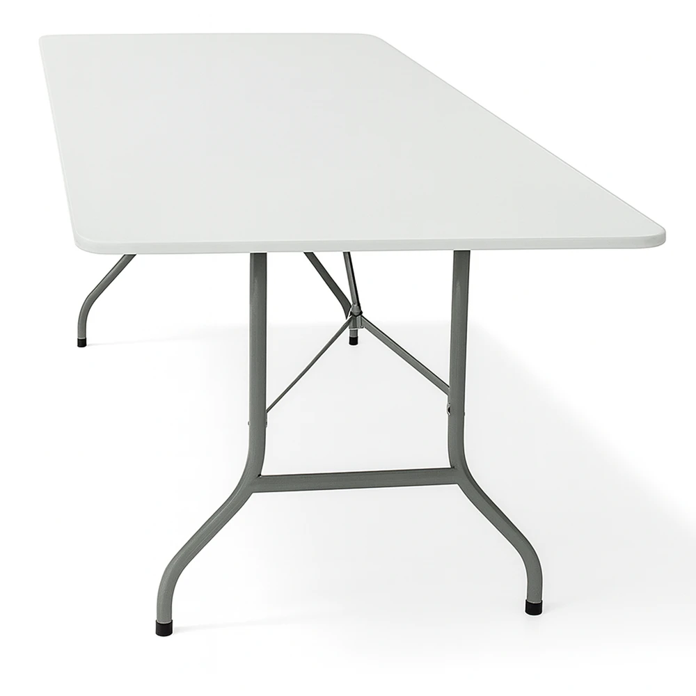 Sulankstomas lauko stalas Party, 240x76x74 cm, baltas