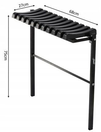 Sulankstomas lauko suoliukas, 65 cm