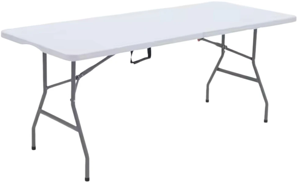 Sulankstomas stalas, 180 x 74 cm, baltas