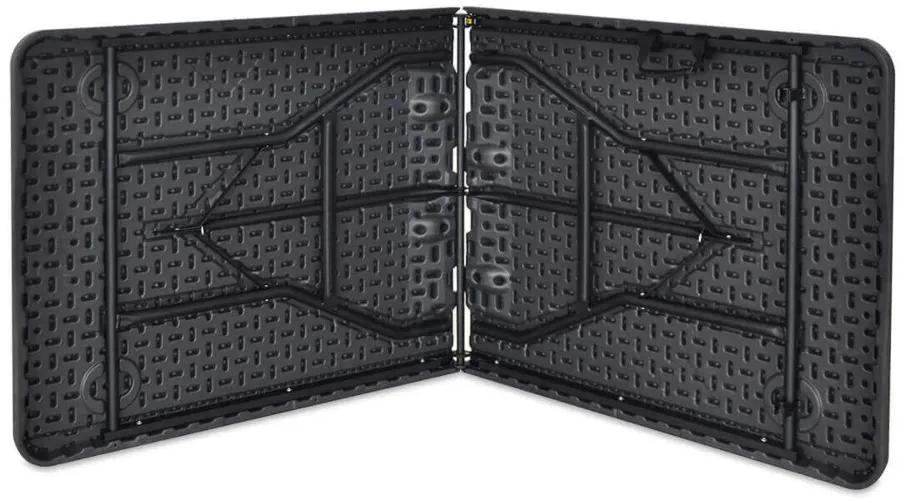 Sulankstomų lauko baldų komplektas CATERING: 180 cm stalas ir 2 suolai, Graphite Wood