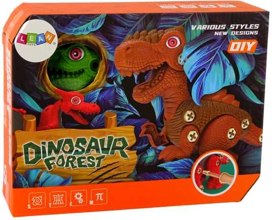 Surenkamas-išardomas dinozauras, žalias