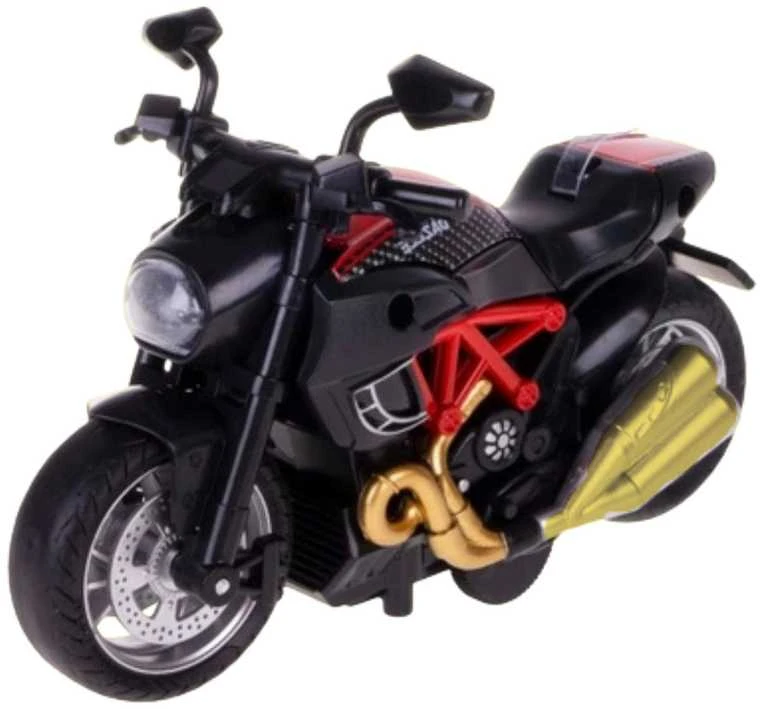 Surenkamas motociklo modelis DIY 1:14, raudonas