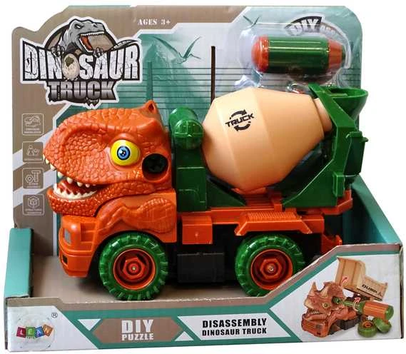 Surenkamas sunkvežimis Dinosaur Truck, oranžinis