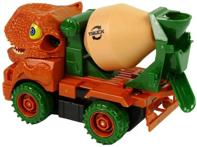 Surenkamas sunkvežimis Dinosaur Truck, oranžinis