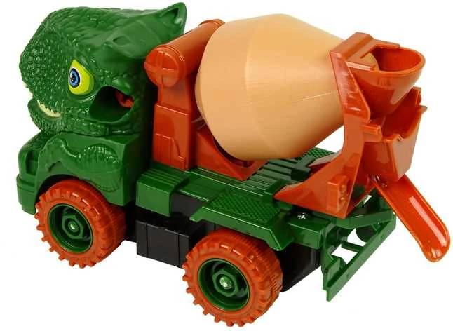 Surenkamas sunkvežimis Dinosaur Truck, žalias