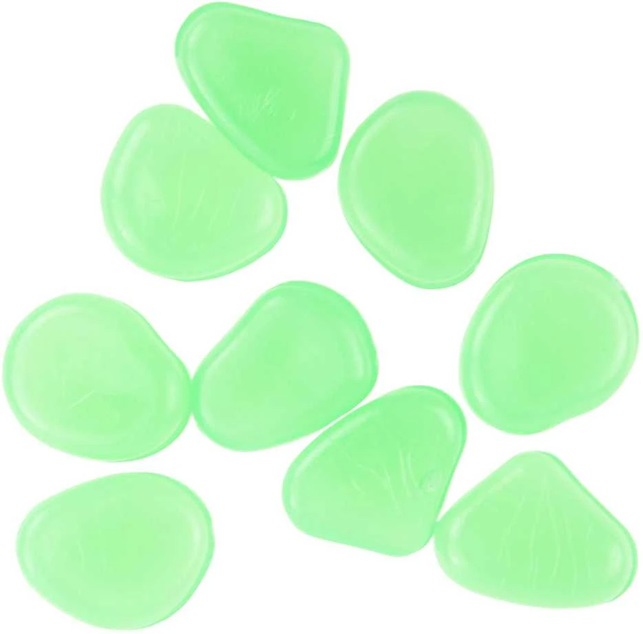 Šviečiantys fluorescenciniai akmenukai, 100 vnt