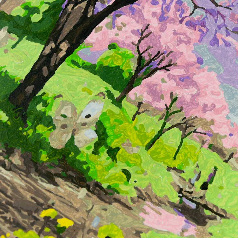 Tapybos pagal skaičius rinkinys "Peizažas", 30x40 cm