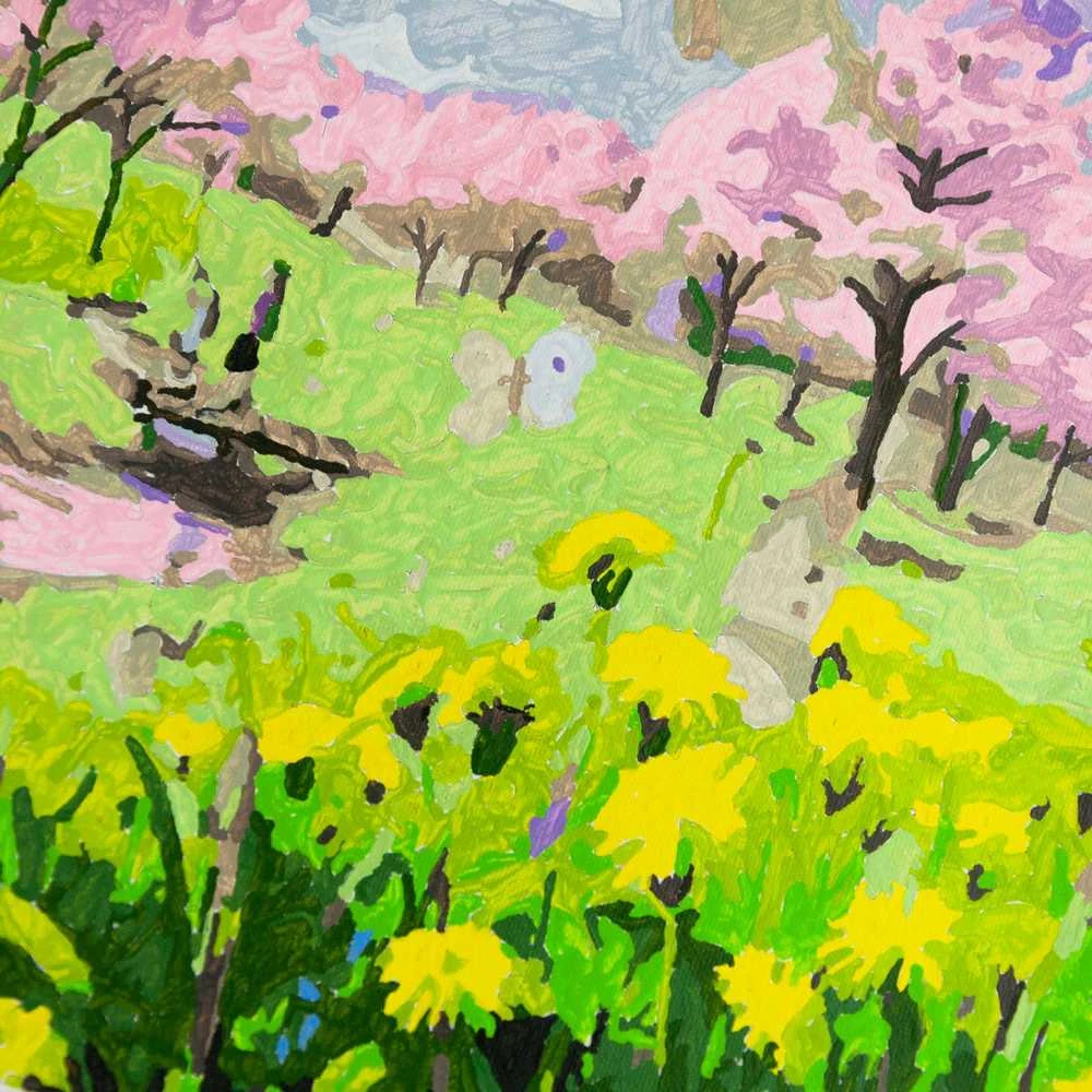 Tapybos pagal skaičius rinkinys "Peizažas", 30x40 cm