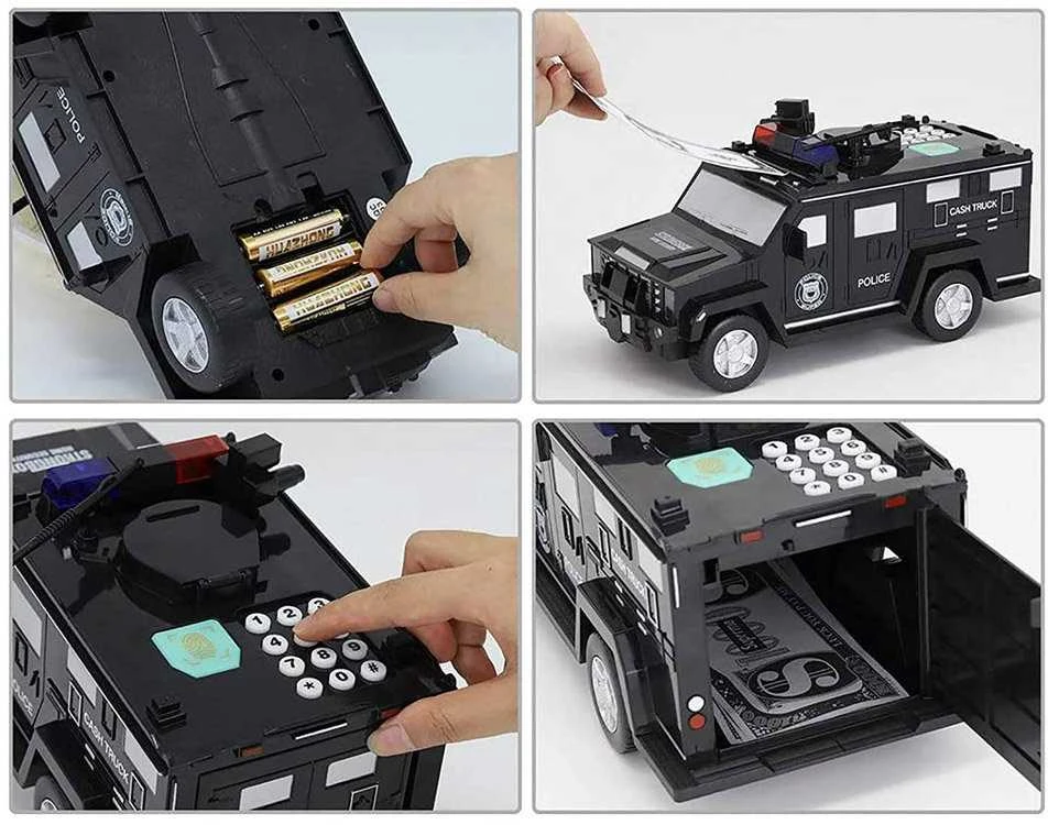 Taupyklė Policijos automobilis, juoda