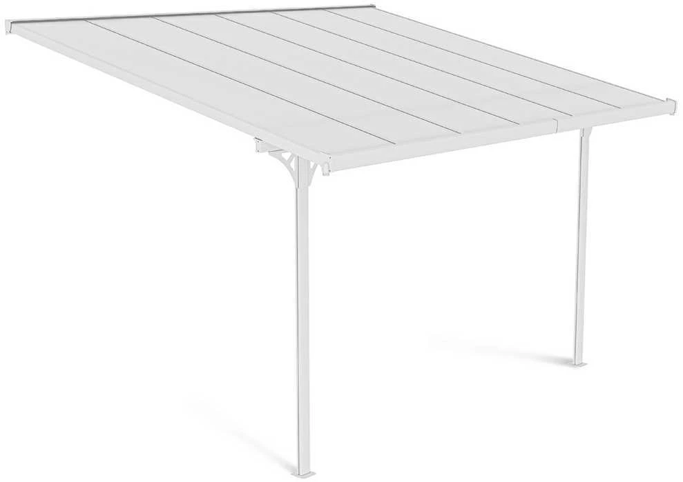 Terasos stoginė ATLANTA 3x3,7 m, Baltas
