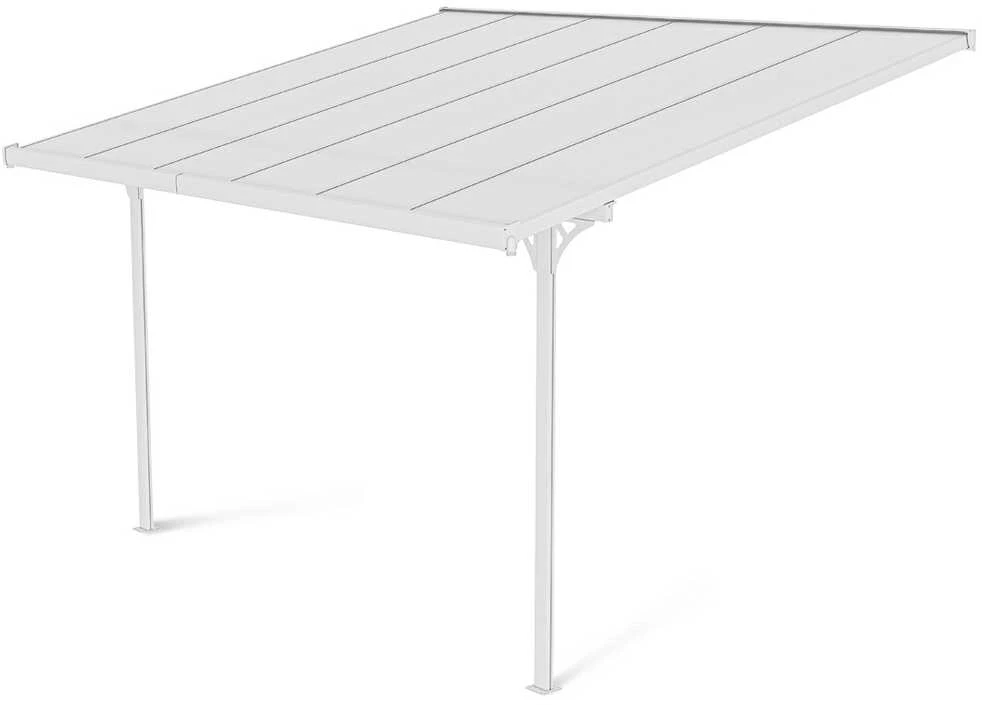 Terasos stoginė ATLANTA 3x3,7 m, Baltas
