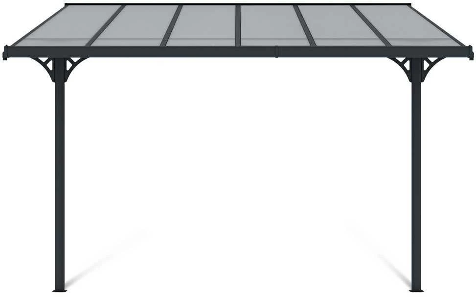 Terasos stoginė ATLANTA 3x3,7 m, Cold Pilkas