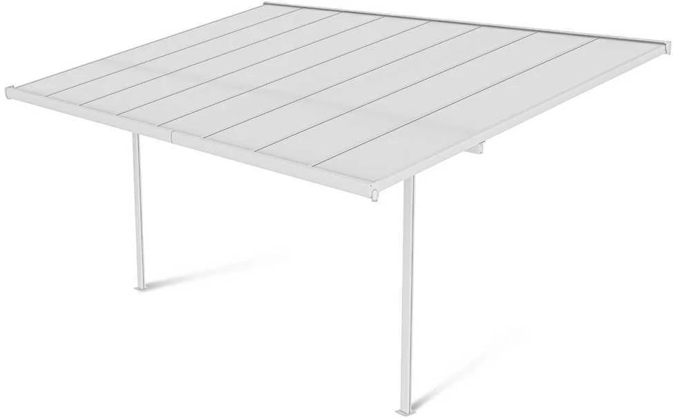 Terasos stoginė ATLANTA 3x4,4 m, Baltas