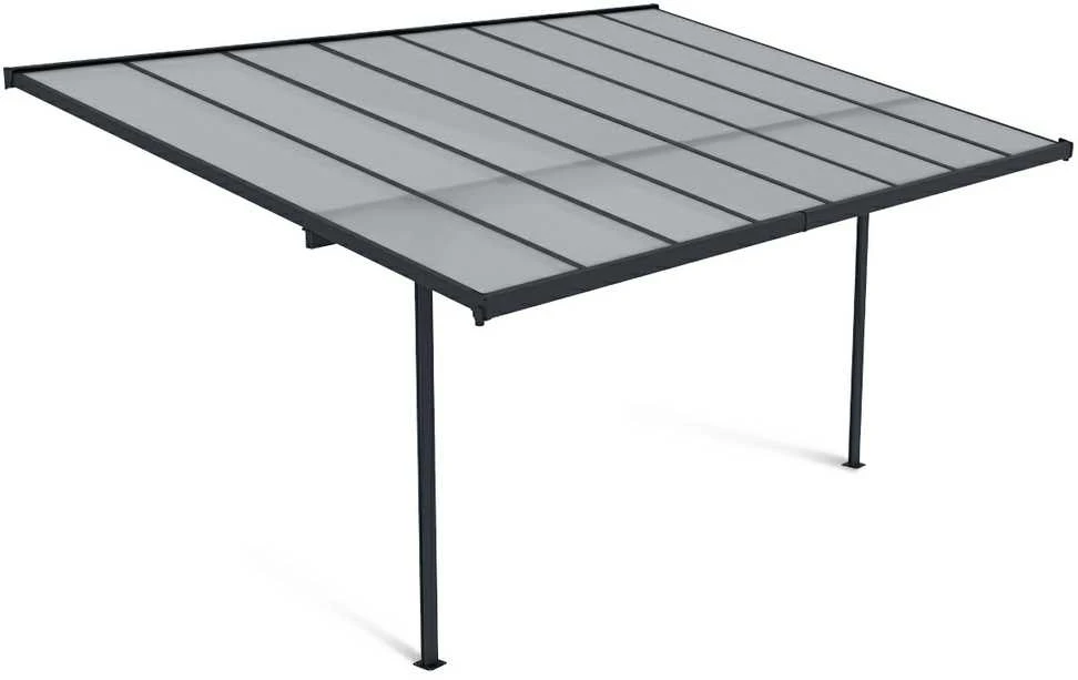 Terasos stoginė ATLANTA 3x4,4 m, Cold Pilkas