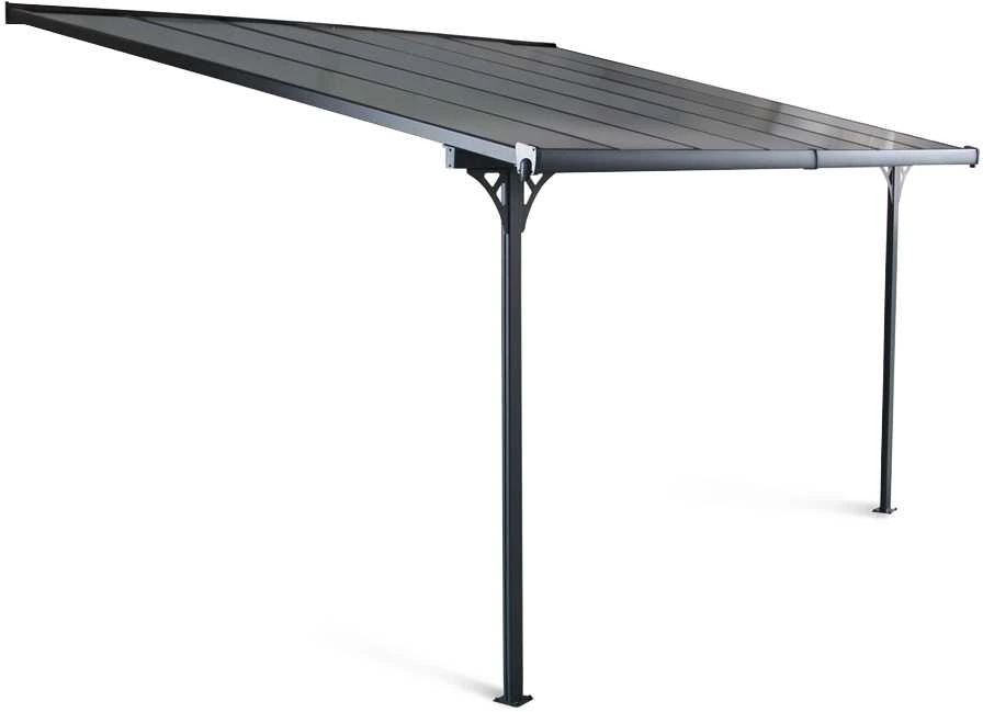 Terasos stoginė ATLANTA 3x4,4 m, Cold Pilkas