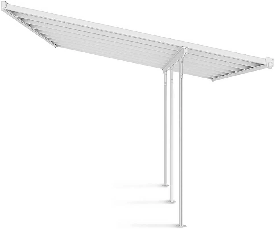 Terasos stoginė ATLANTA 3x5 m, Baltas