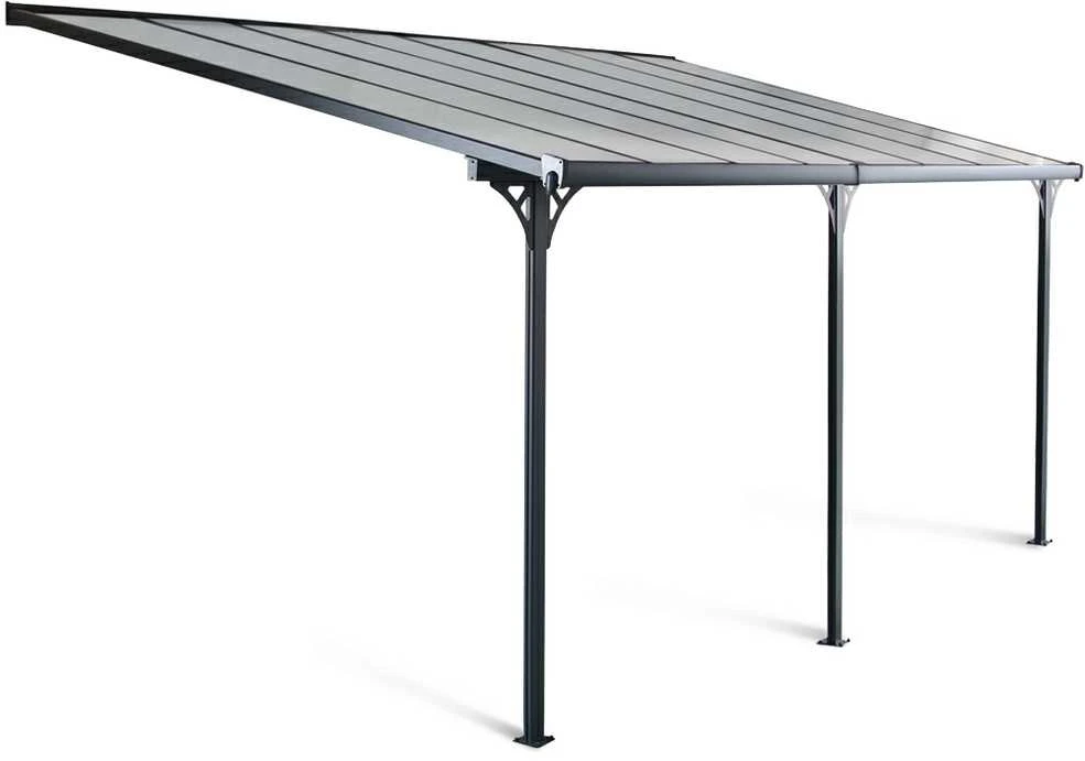 Terasos stoginė ATLANTA 3x5 m, Cold Pilkas