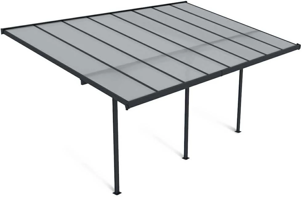 Terasos stoginė ATLANTA 3x5 m, Cold Pilkas