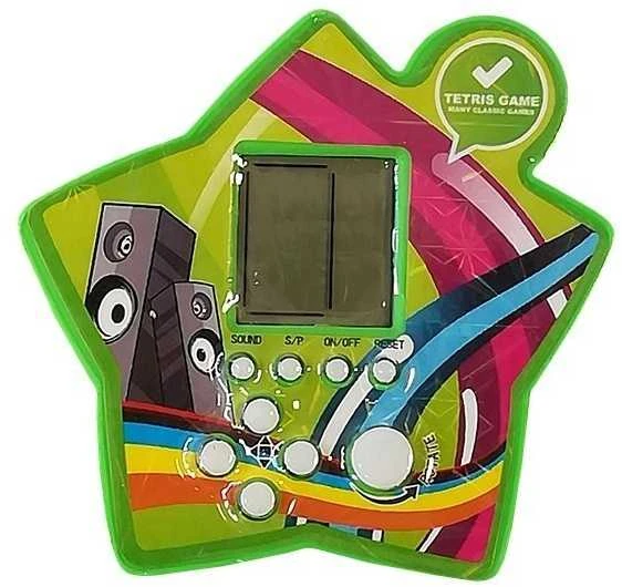 Tetris - elektroninis kišeninis žaidimas, žalias
