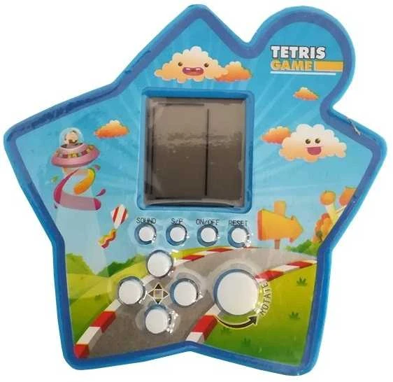 Tetris - elektroninis kišeninis žaidimas, mėlynas