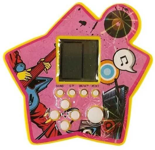 Tetris - elektroninis kišeninis žaidimas, geltonas