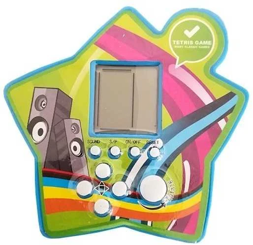 Tetris - elektroninis kišeninis žaidimas, mėlynas
